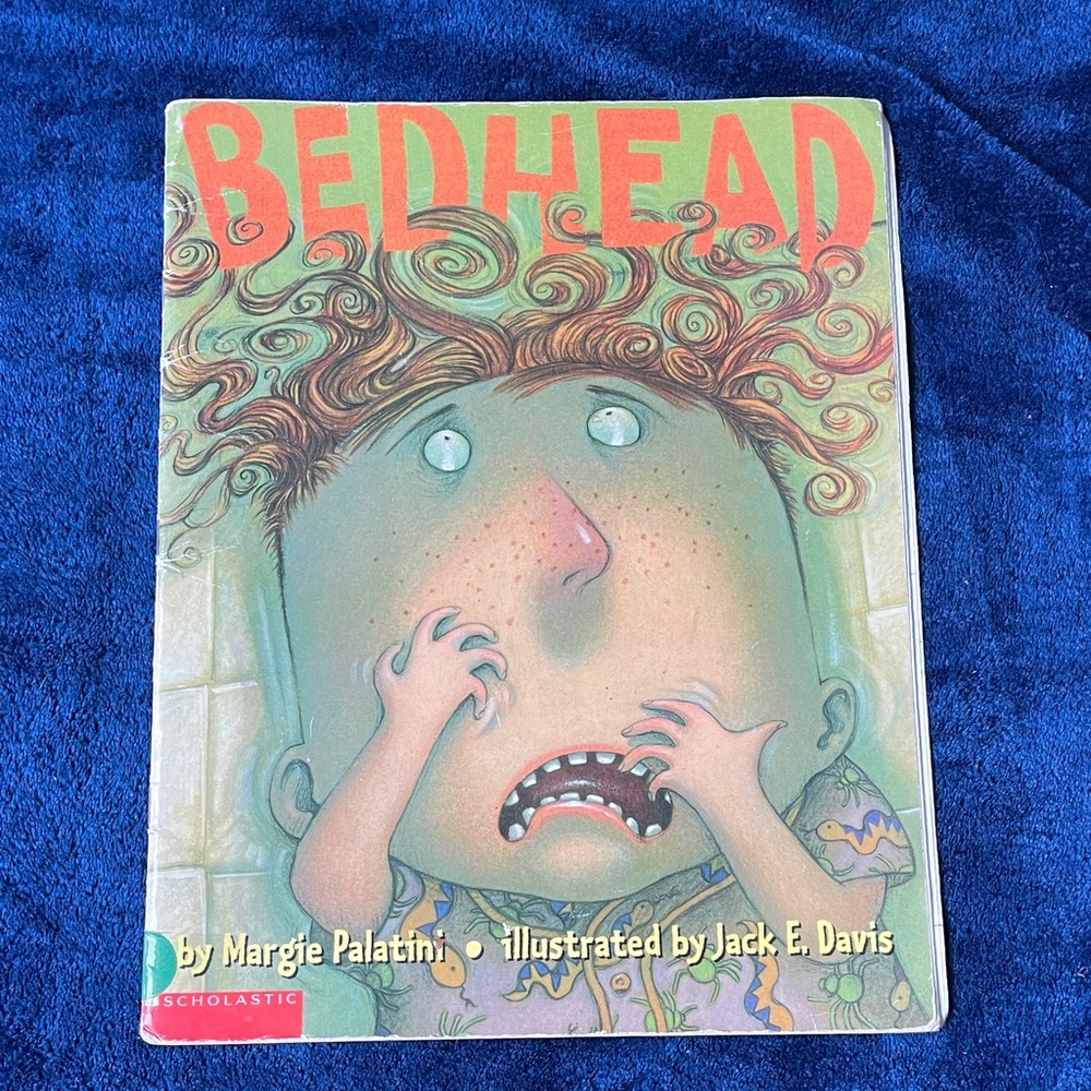 Scholastic 'Bedhead' Book with Red and Green Cover